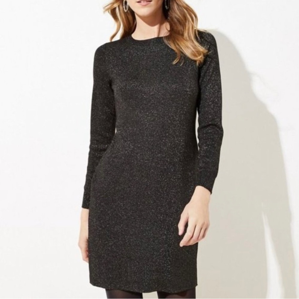 LOFT Shimmer Sweater Dress Size LP